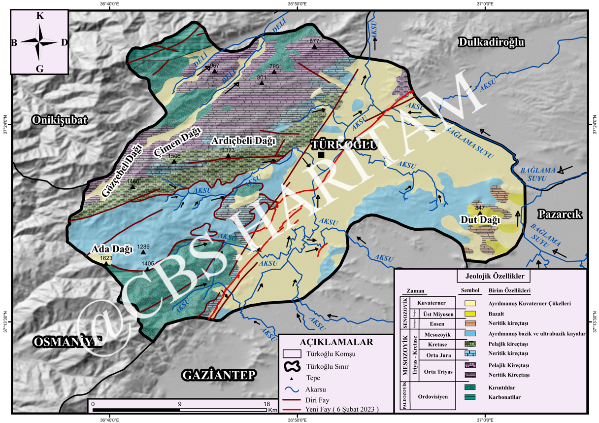 Jeoloji ve Yer Bilimleri Haritası