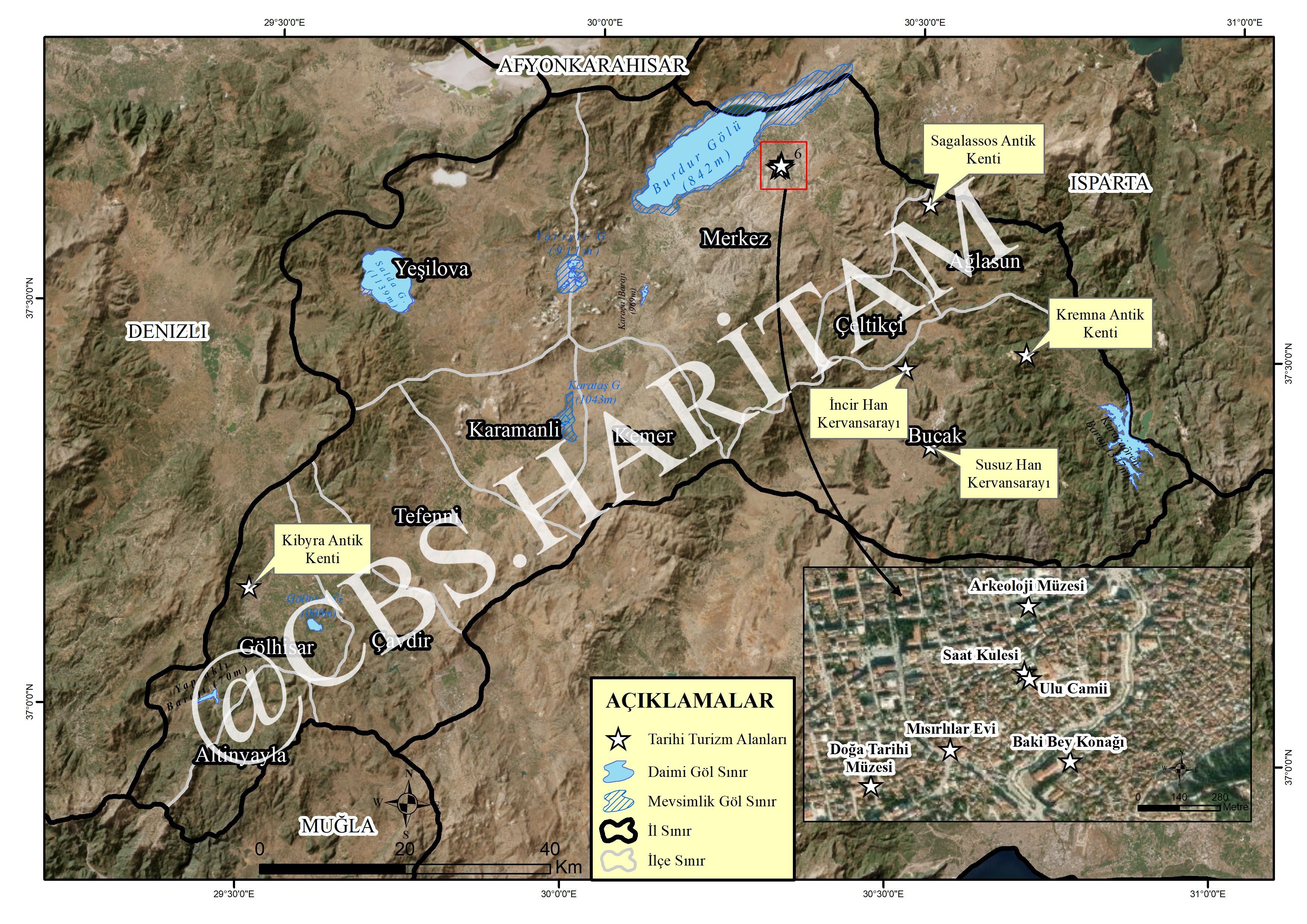 Turizm ve Rekreasyon Haritası