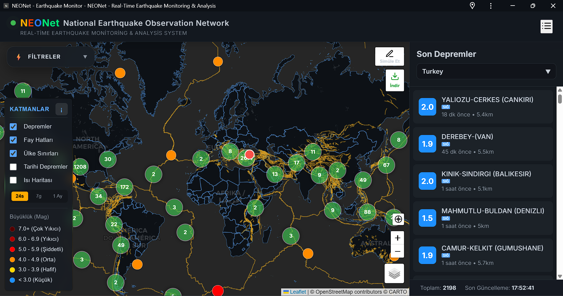National Earthquake Observation Network