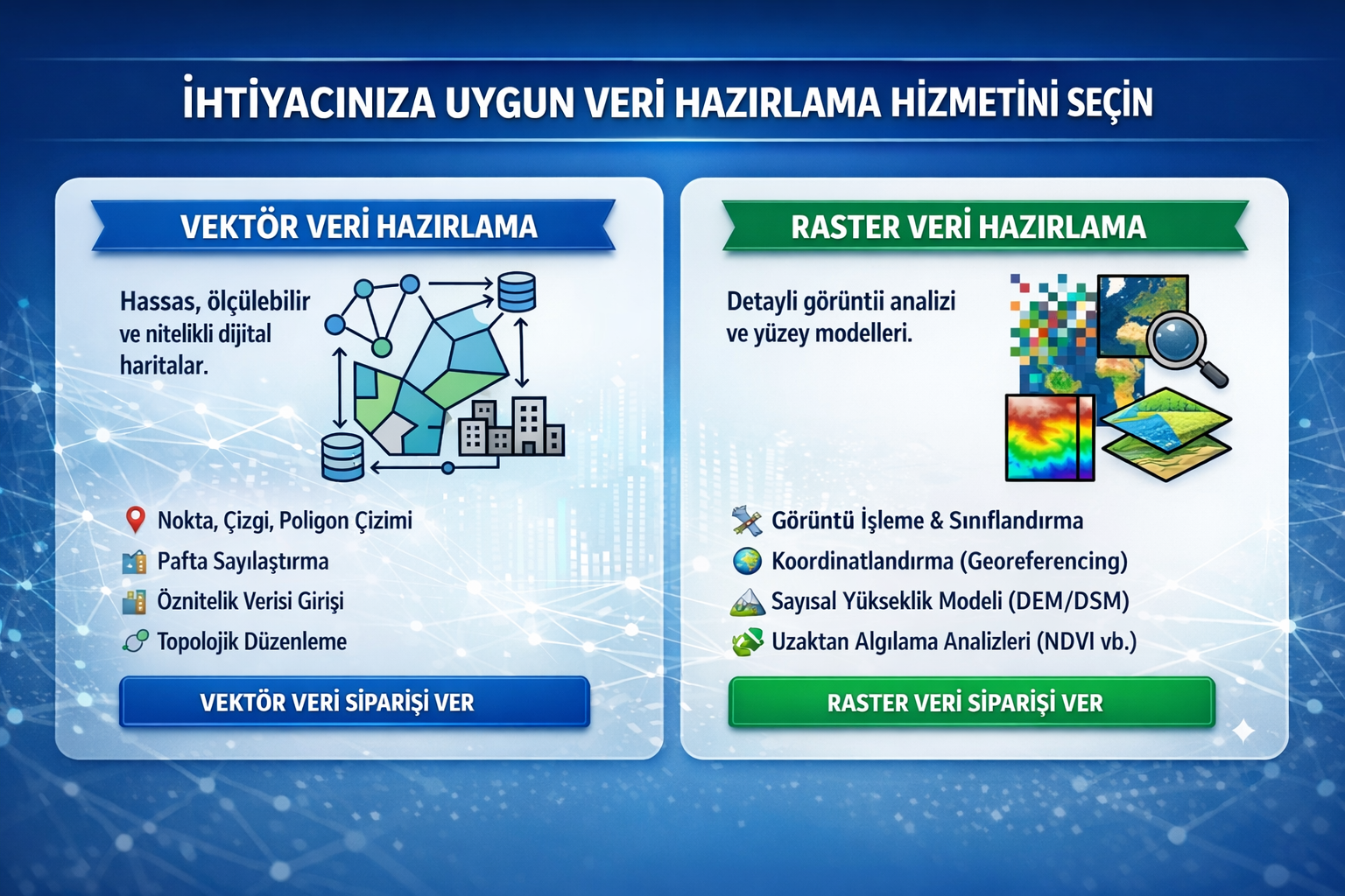 Hangi Veri Tipine İhtiyacınız Var? Hemen Sipariş Verin